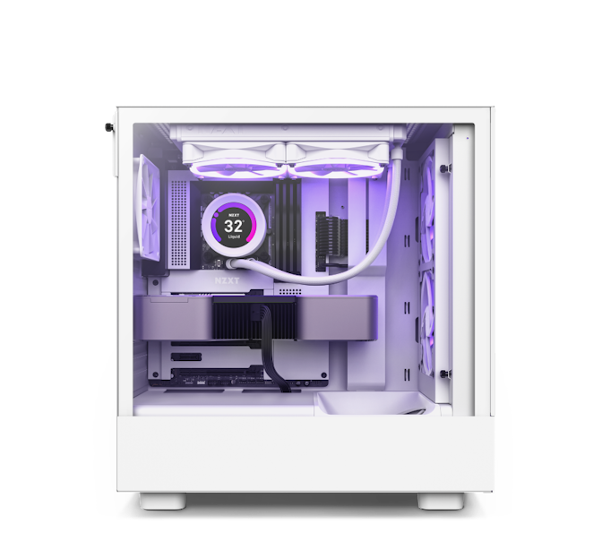 H5 White Compact ATX Mid-Tower Computer Build