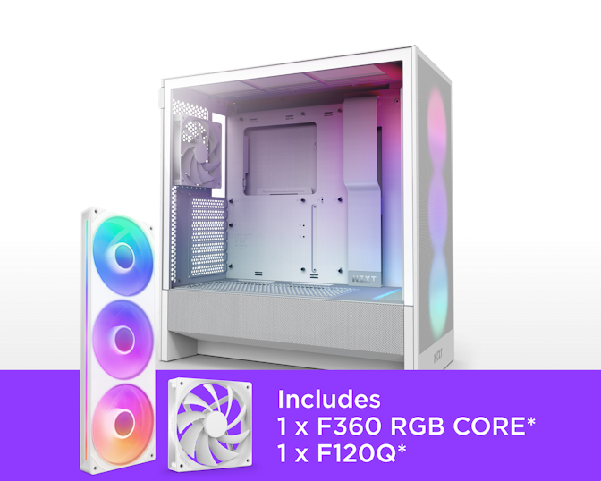 H5 Flow RGB | High Airflow RGB PC Gaming Case | NZXT H5 Flow RGB | High Airflow RGB PC Gaming Case | NZXT