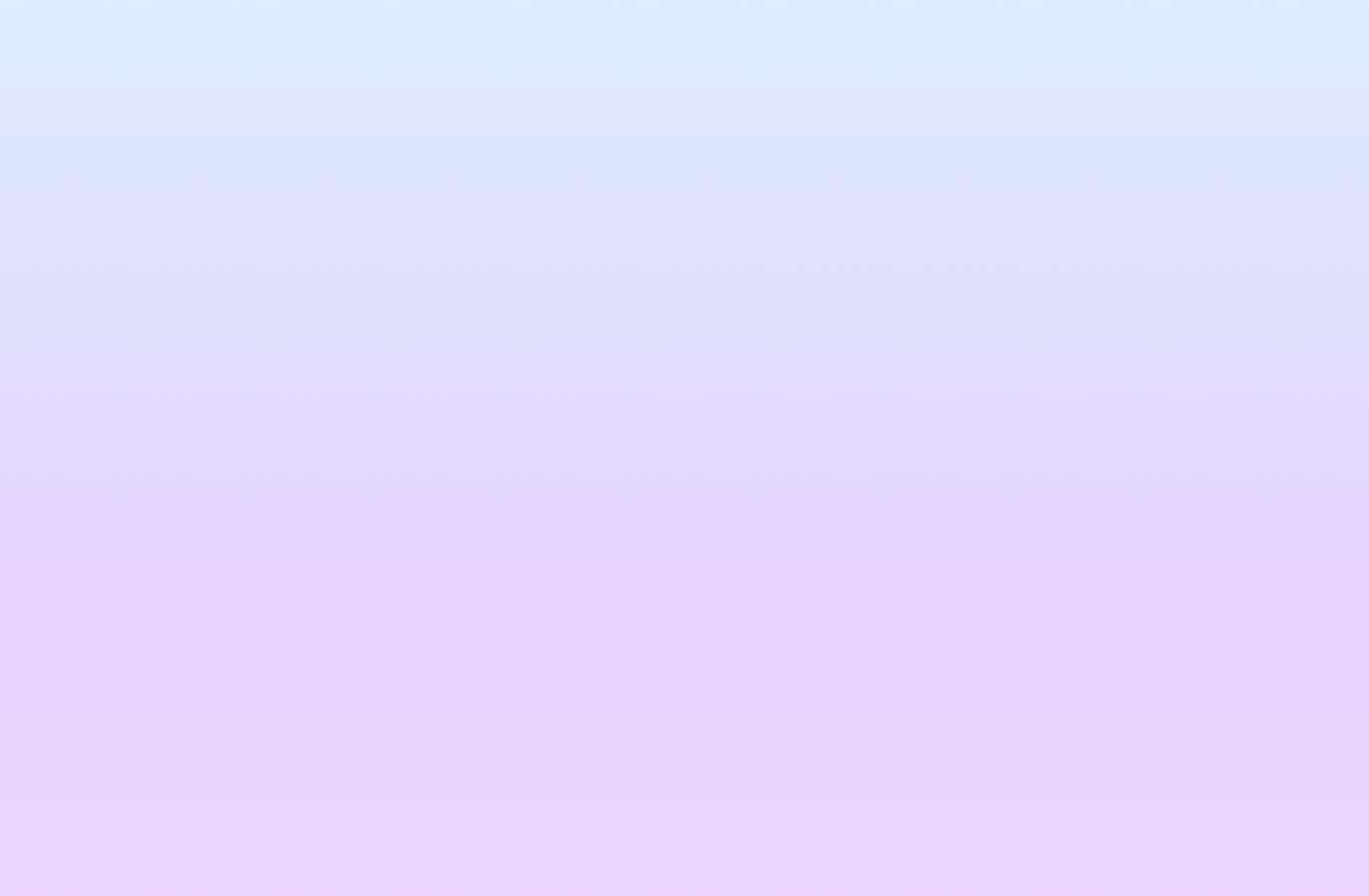 Pastel blue and purple gradient background