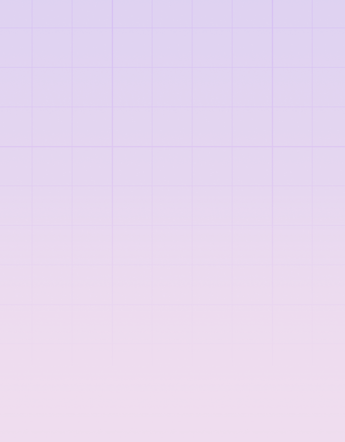 Light purple and pink gradient background with grid