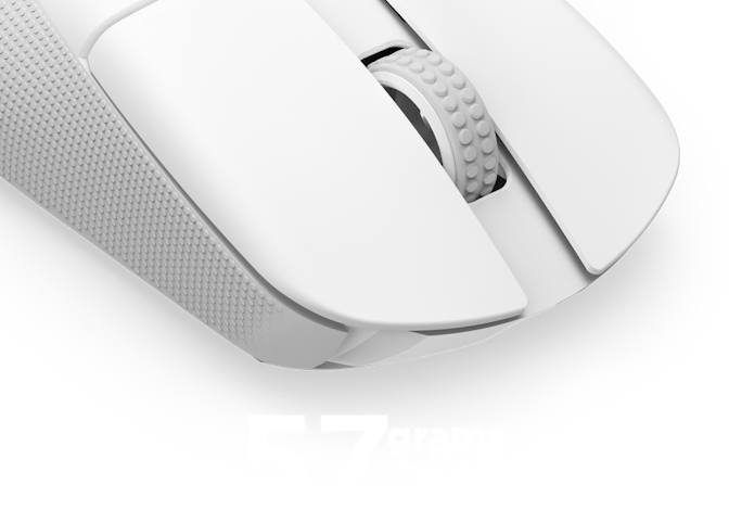 Ultra lightweight white lift elite wireless mouse