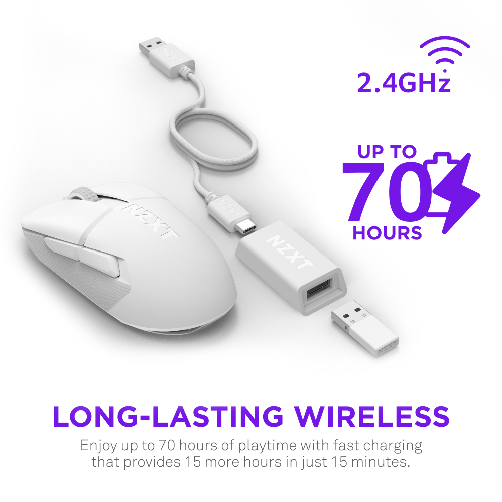 NZXT | Lift Elite Wireless | Wireless Gaming Mouse