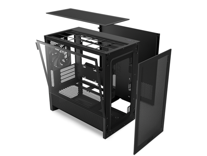 Exploded view of H3 and all the panels open