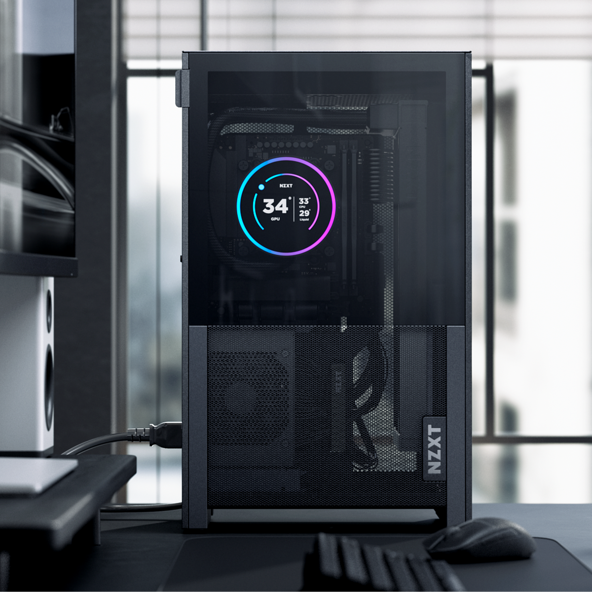 NZXT Introduces a New Take on Small Form Factor PCs with H2 Flow Mini-