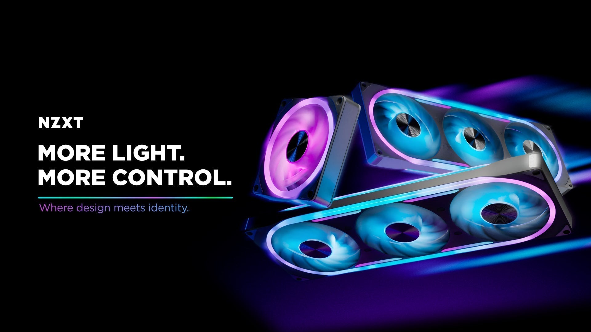 NZXT Ultra RGB Fans: More Light. More Control.