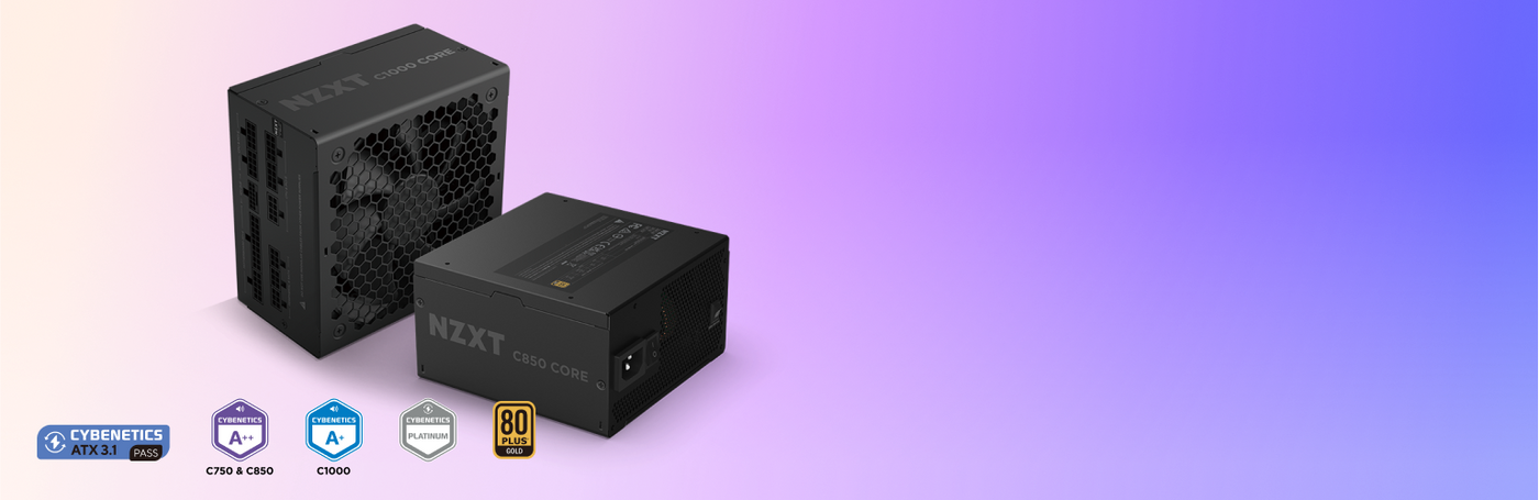 NZXT C750 Gold Core 750 Watt 80 PLUS Gold Fully Modular ATX 3.1 PSU
