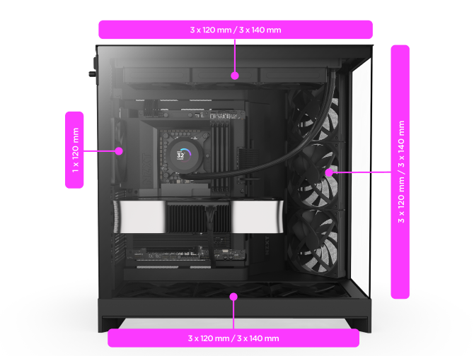 NZXT H9 Flow
