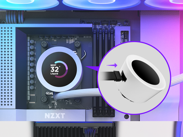 NZXT Kraken Plus Düzenli Kablo Bağlantısı