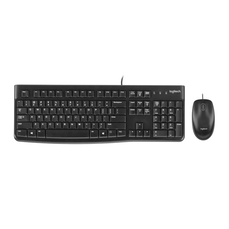 Logitech MK120 Corded Keyboard and Mouse Combo