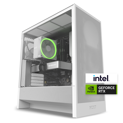 NZXT GeForce RTX3060Ti ゲーミングPC NZXT Player One Prime | Winter Drop - Intel i5 - NVIDIA RTX 4060 Ti