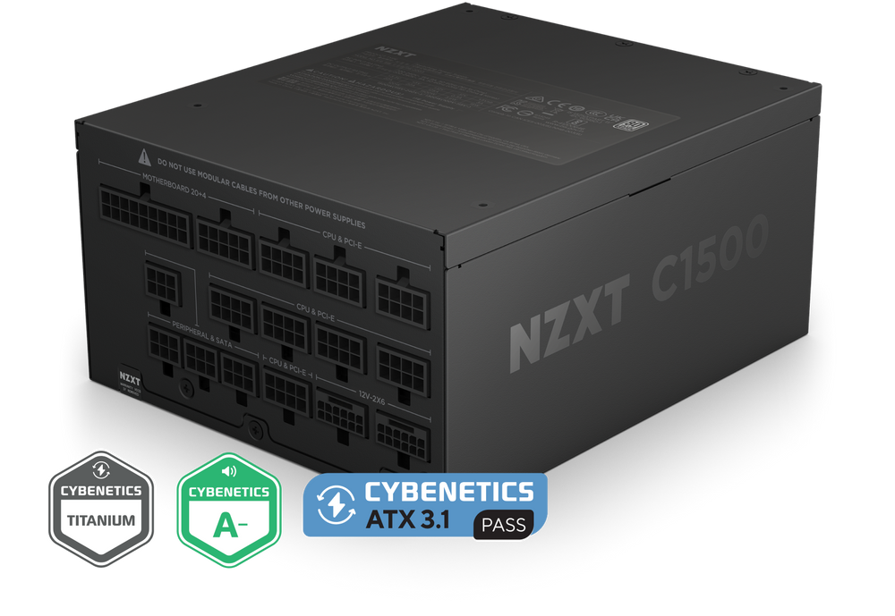 Avika Retails | NZXT 1500 Watt 80 Plus Platinum Fully Modular Digital Power Supply – PA-5P1BB-UK