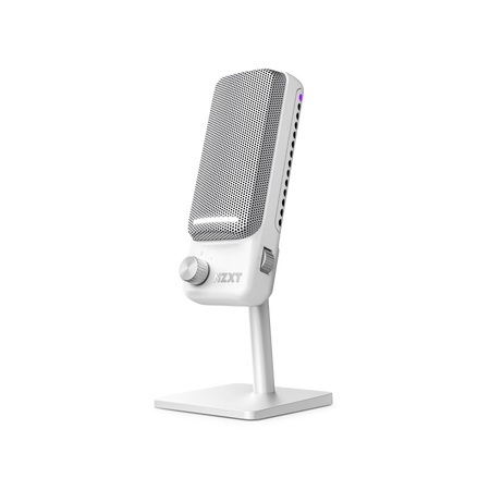 NZXT Capsule Mini White カーディオイド マイク NZXT | Capsule Elite | USB Gaming Microphone