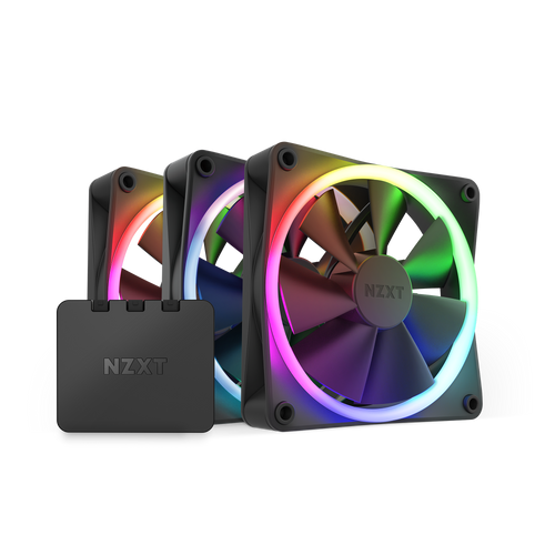 PC用ファン・クーラー NZXT F120RGB 120mm x3 & RGB RF-R12TF-W1 NZXT | F120 RGB x3 Pack | 120mm PC Cooling Fans