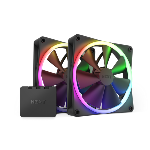 NZXT | F140 RGB | x2パック | 140mm PC冷却ファン