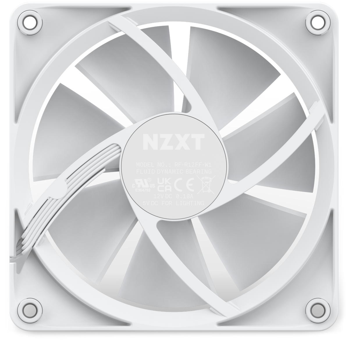 Nzxt Computer Fans NZXT | F120 RGB | 120mm PC Cooling Fan
