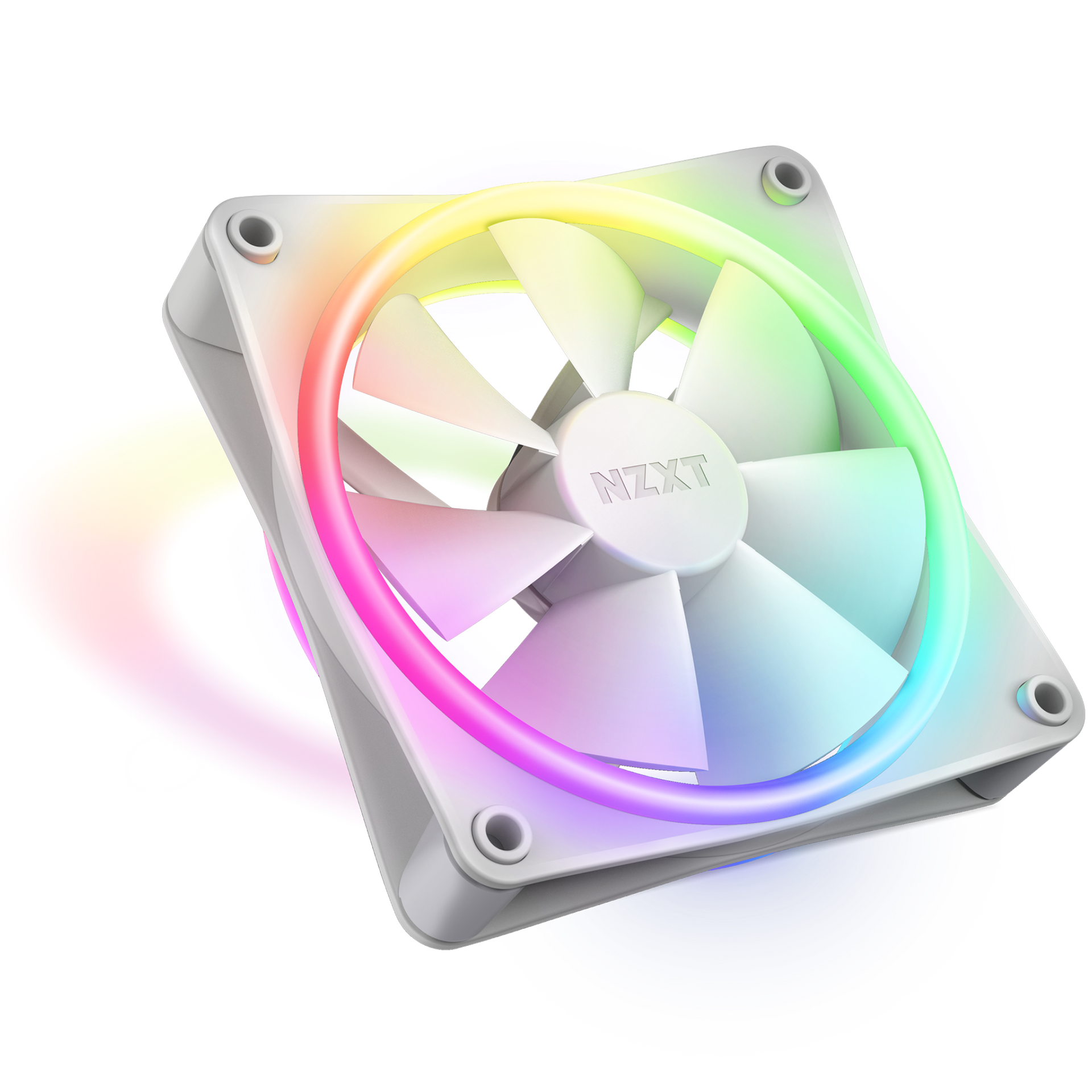 PCケースファン　NZXT HF-28120-FP 3基セット ホワイト Amazon | NZXT Aer RGB 2 PCケースファン 12cm HF-28120-BW