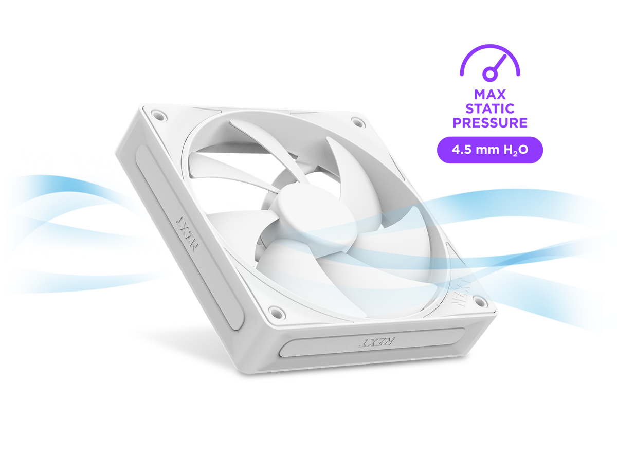 NZXT F120P Fan | 120mm Static Pressure PC Fan