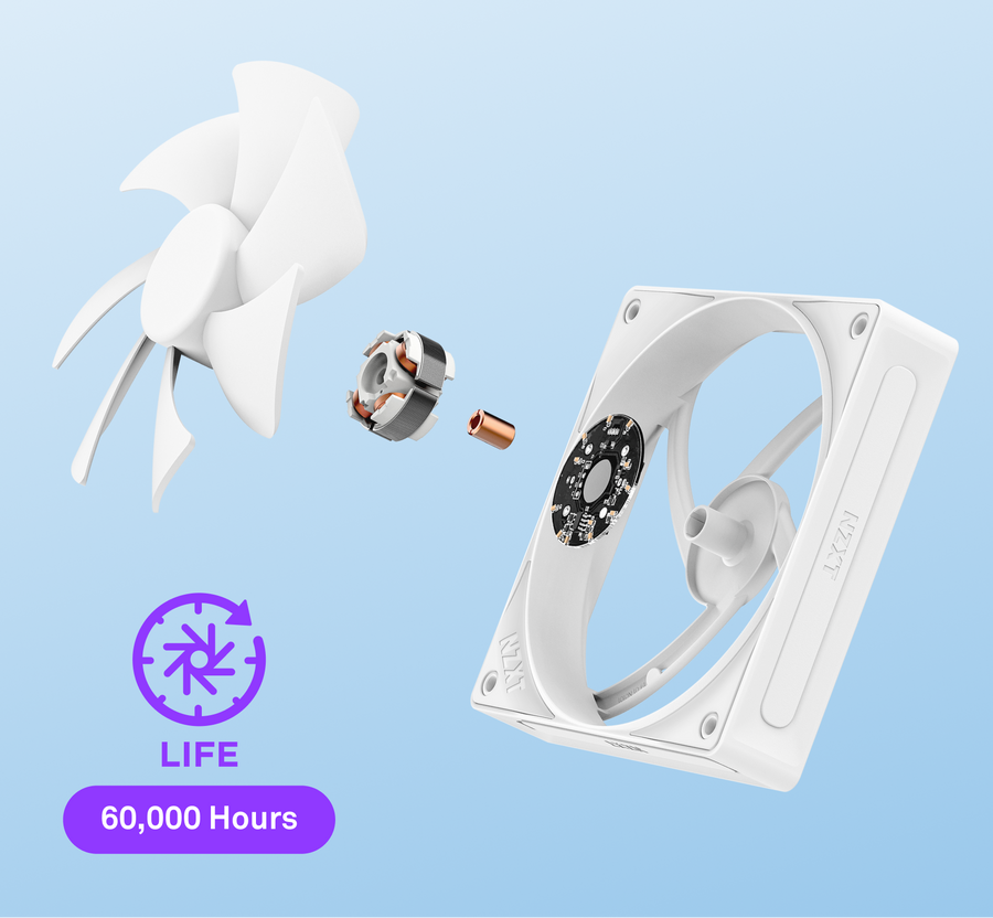NZXT F120Q 120mm Quiet Airflow PWM Case Fan