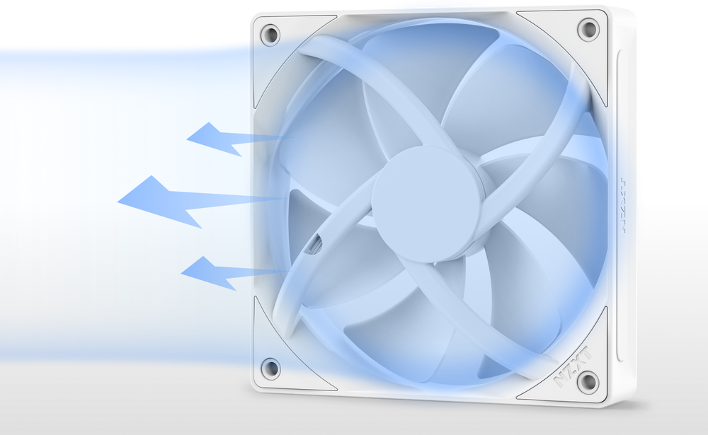 NZXT F120Q 120mm Quiet Airflow PWM Case Fan