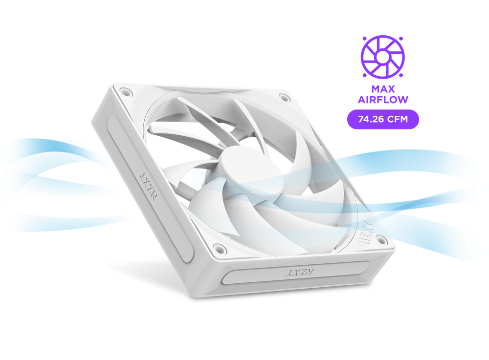 NZXT F120Q 120mm Quiet Airflow PWM Case Fan