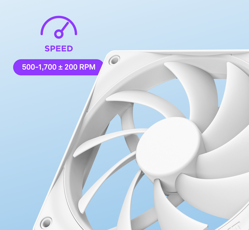 NZXT F120Q 120mm Quiet Airflow PWM Case Fan