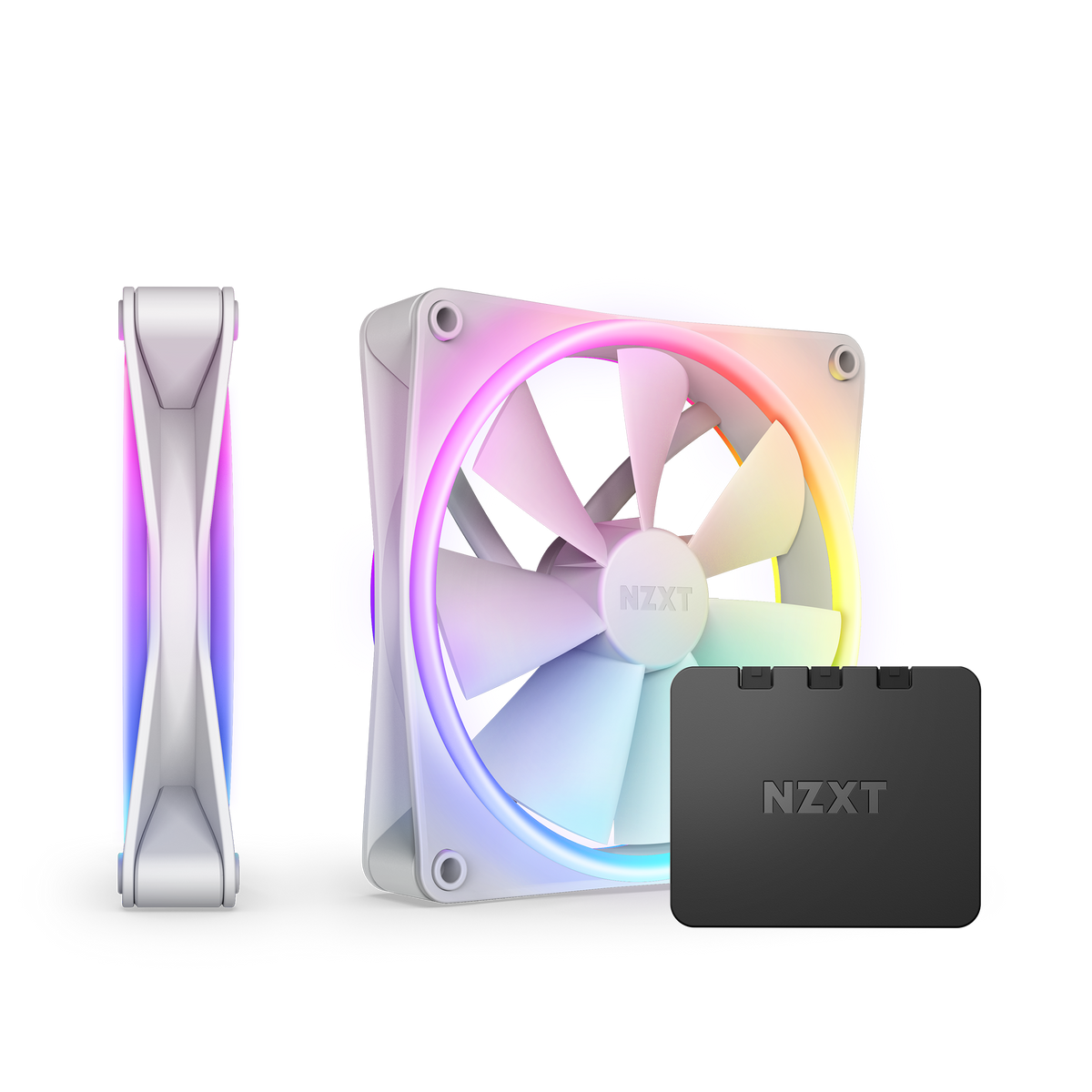 NZXT RGBファンセット F140/F120 & コントローラー NZXT | F140 RGB | x2 Pack | 140mm PC Cooling Fans
