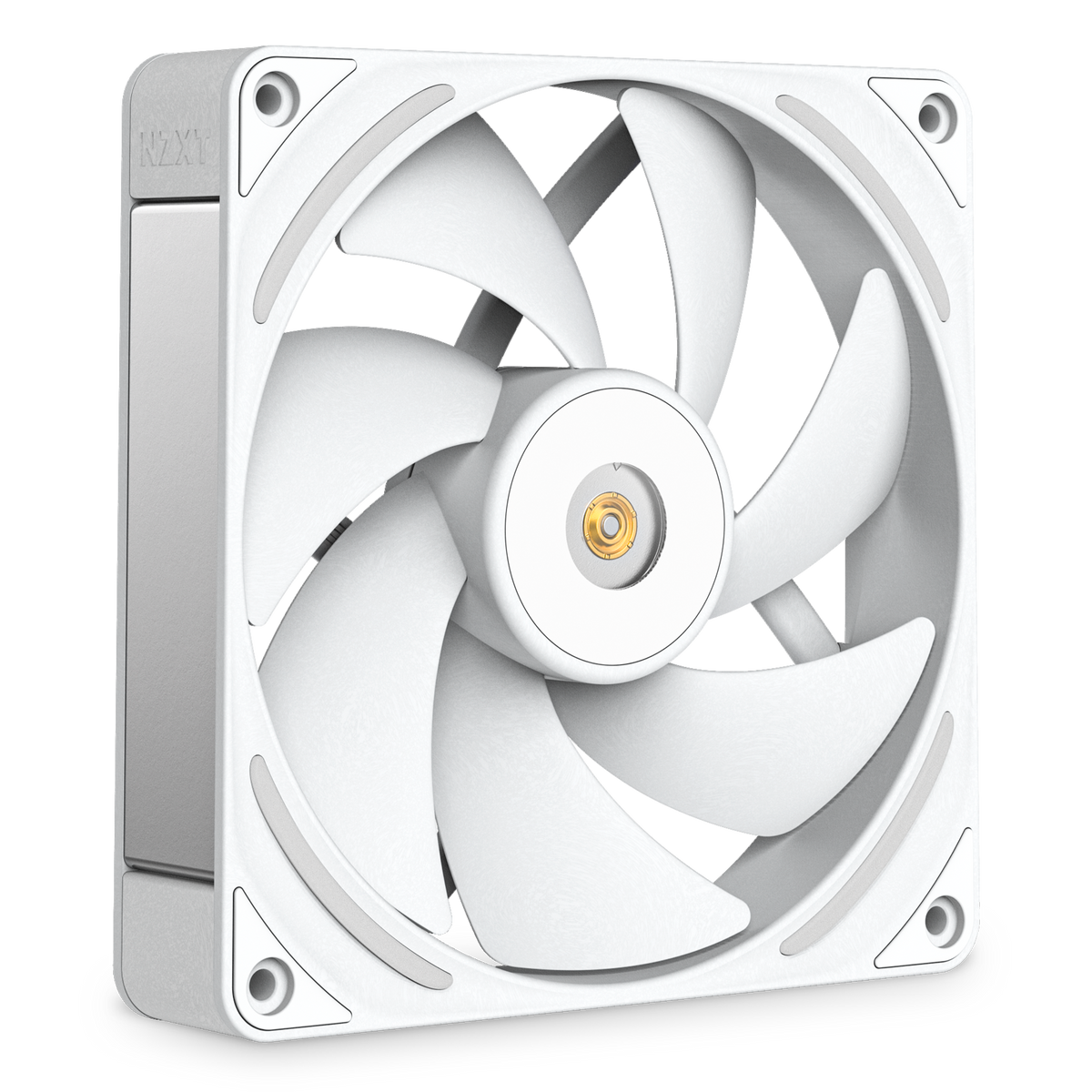 NZXT F140X white, rear view