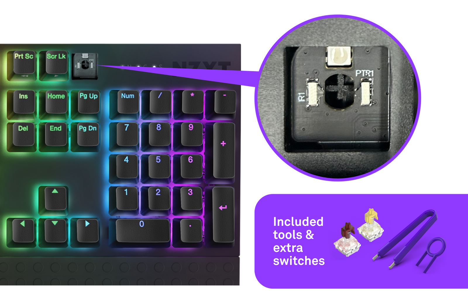 Function 2 nzxt gaming optical keyboard