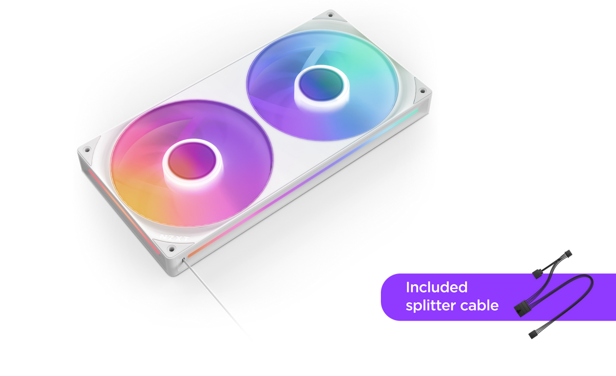 F240 RGB Core | NZXT 240mm Single-Frame RGB Fan Unit