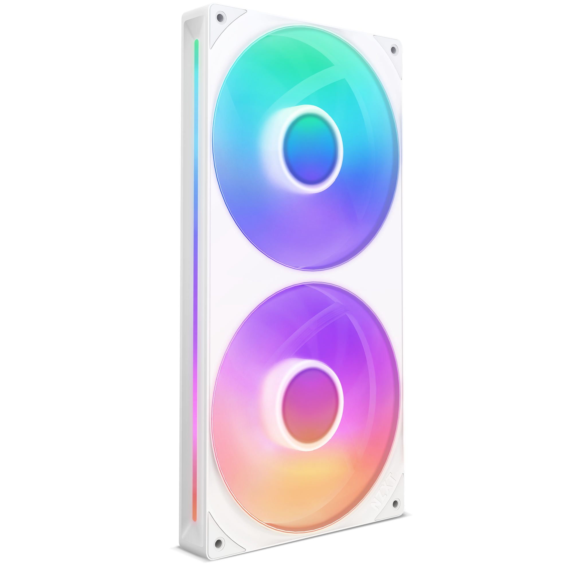 NZXT F280 RGB CORE ×2セット + F120 ホワイト ×2 NZXT | F280 RGB Core | 280mm RGBシングルフレームファン