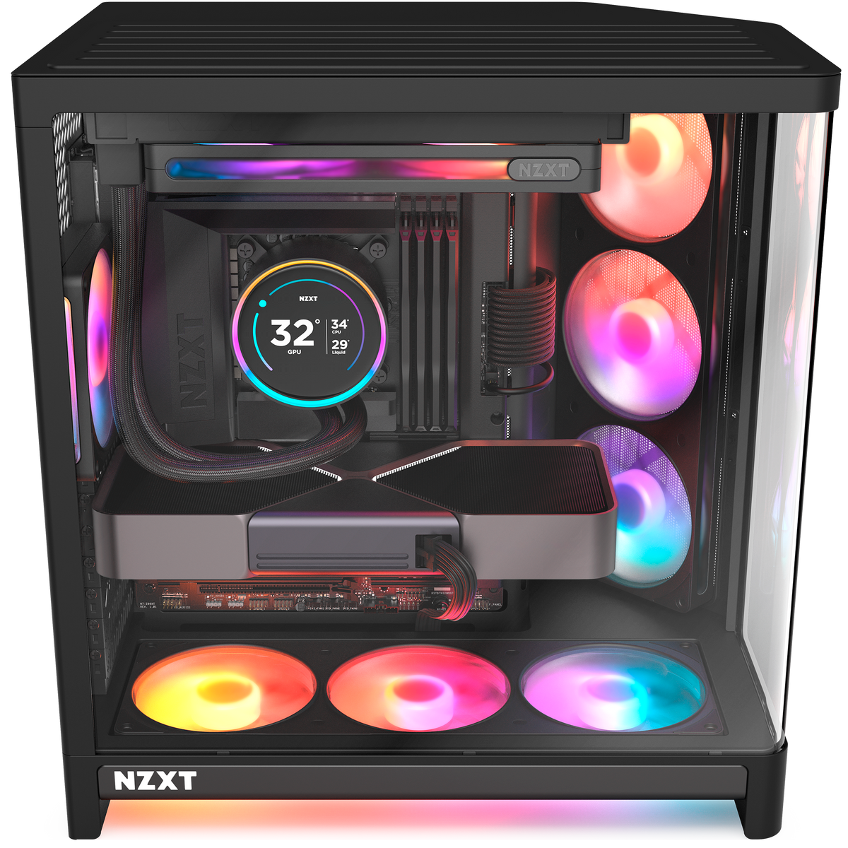 NZXT | F360 RGB Reverse | 360mm PC Cooling Fan