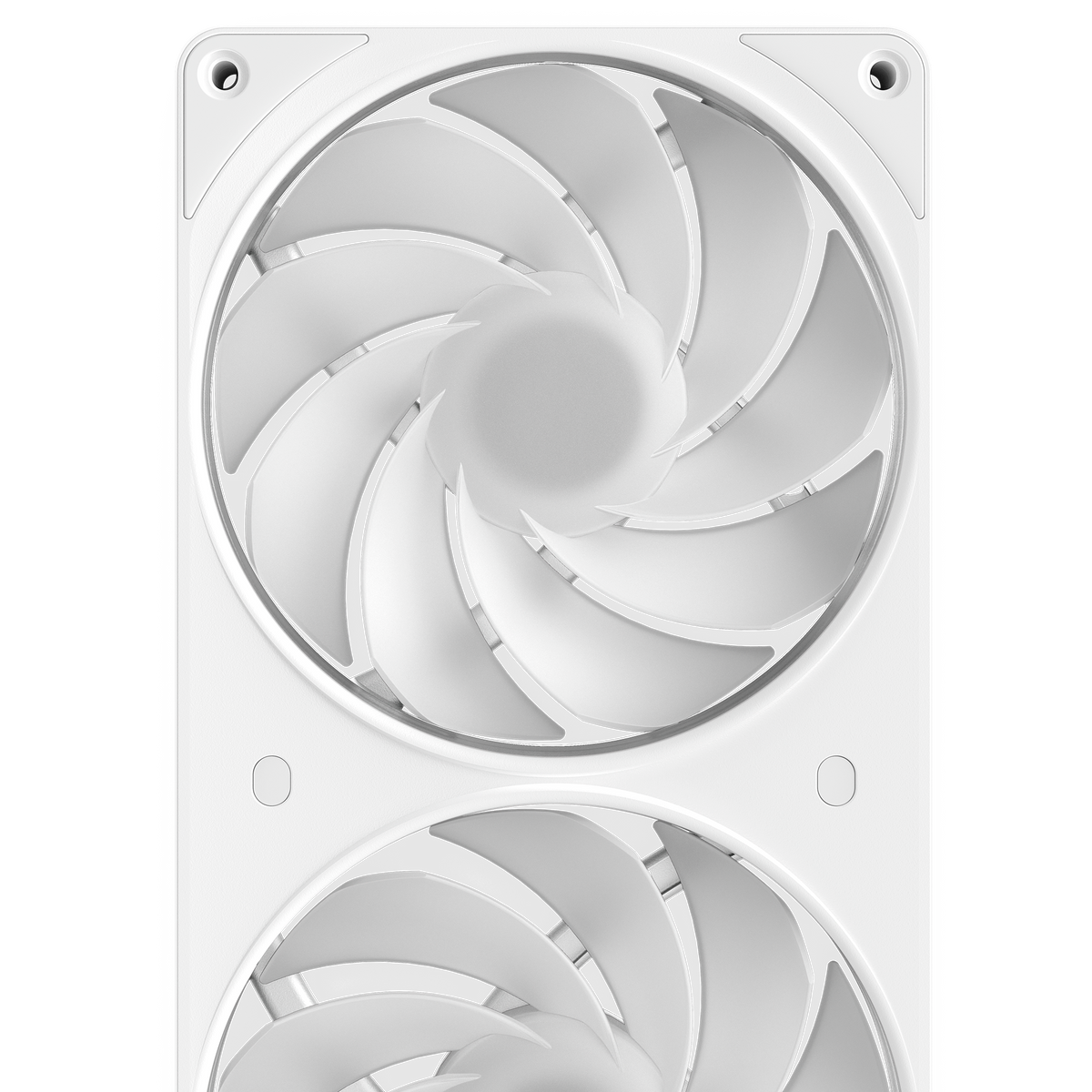 NZXT F360 RGB Reverse white, reverse blade detail
