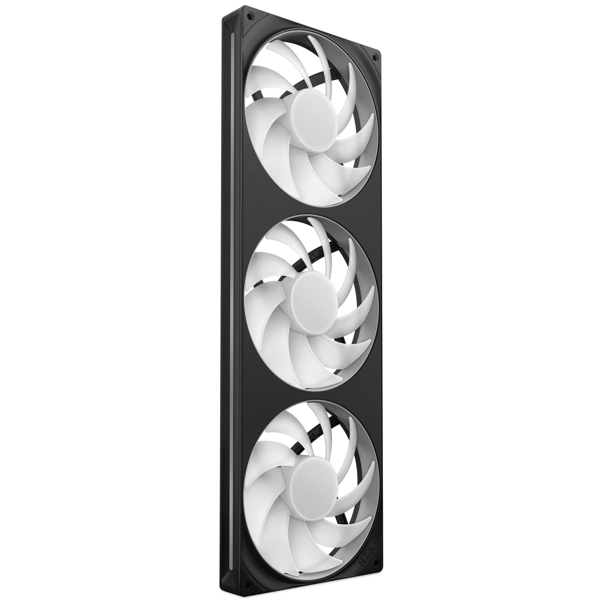 NZXT F420 RGB Core fan in black with lighting off