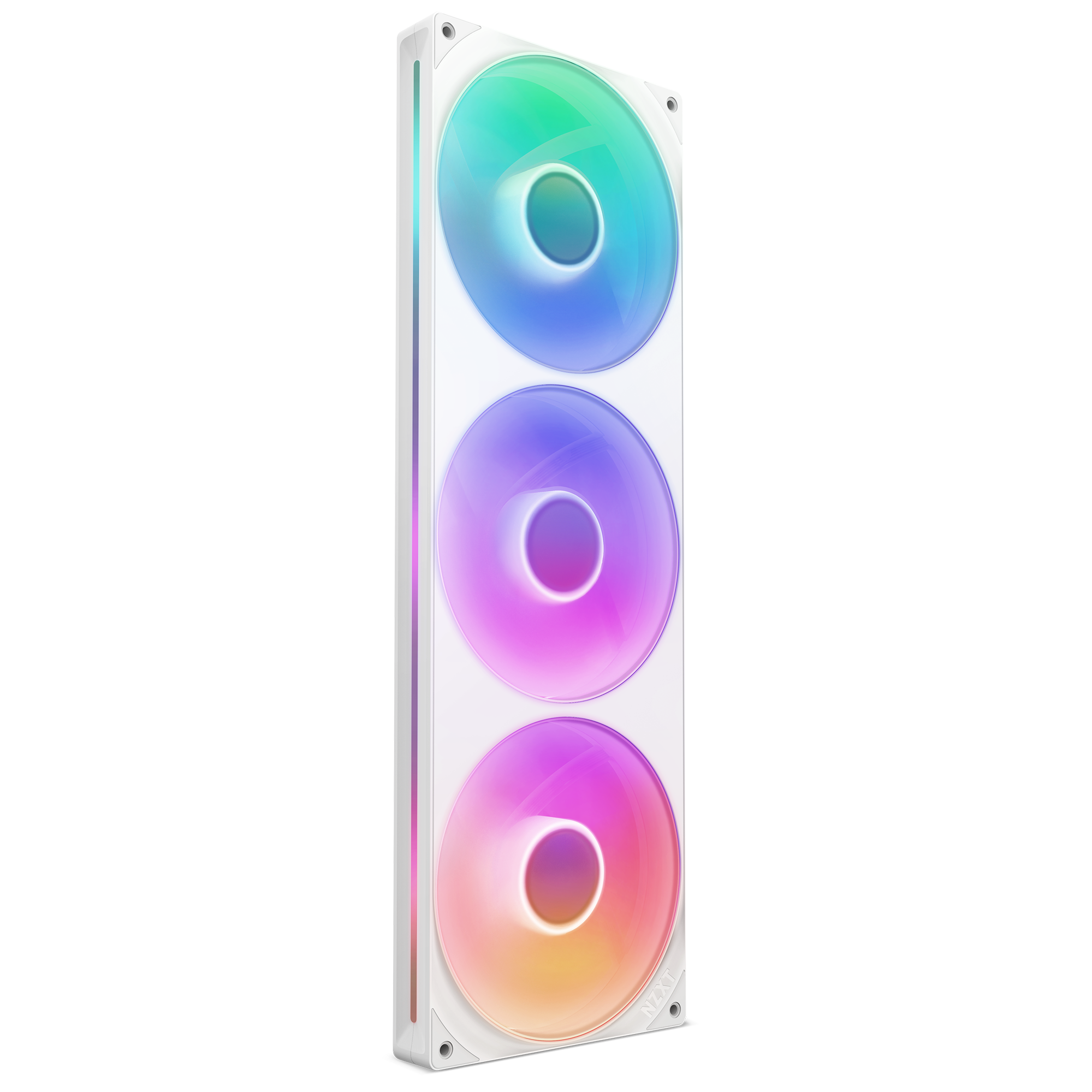【未開封】 NZXT F420 RGB Core White 420mm 3連 NZXT | F420 RGB Core | 420mm Single-Frame RGB Fan Unit