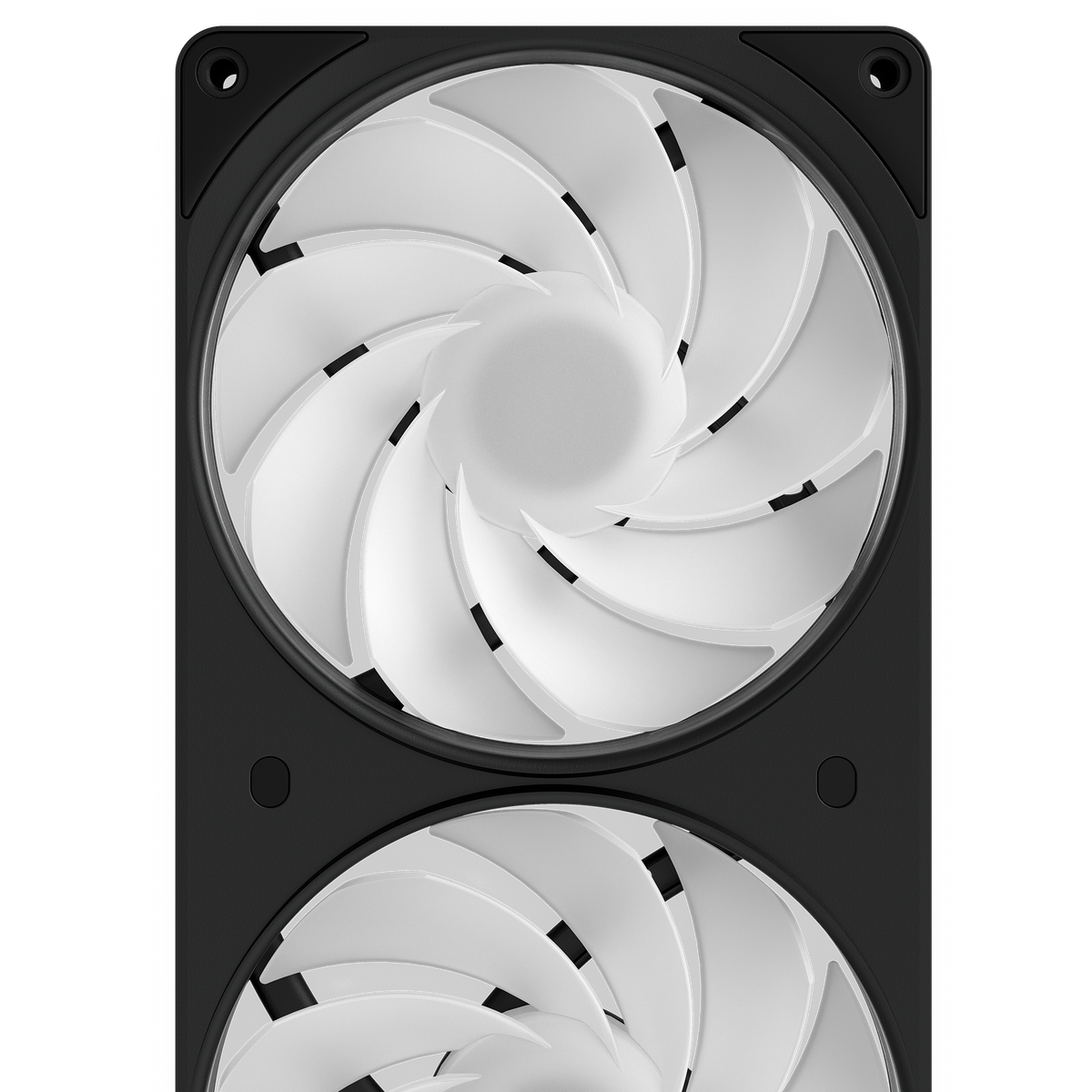 NZXT F420 RGB Reverse black, reverse blade detail