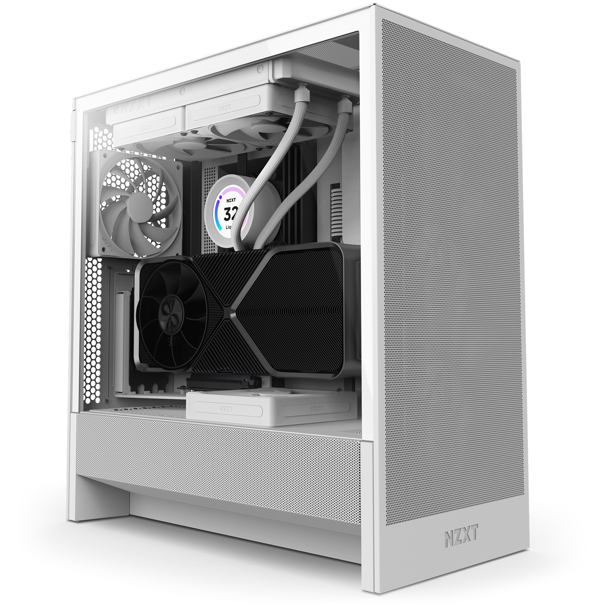 NZXT | H5 Flow | Compact Mid-Tower ATX Airflow Case