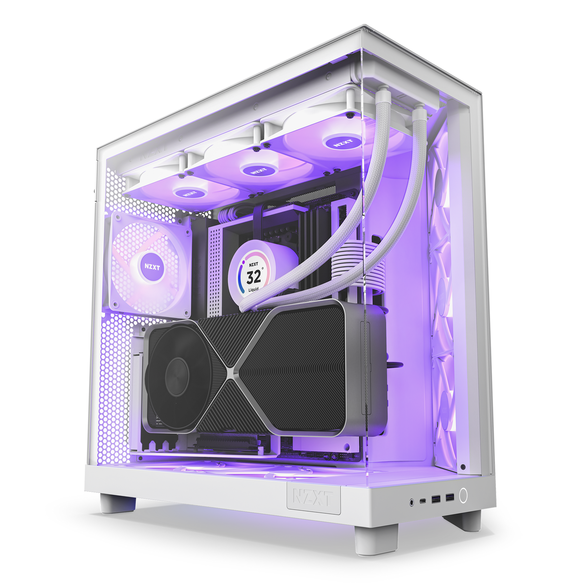 NZXT ホワイト PCケース NZXT PC Cases | Mid-Tower ATX Models