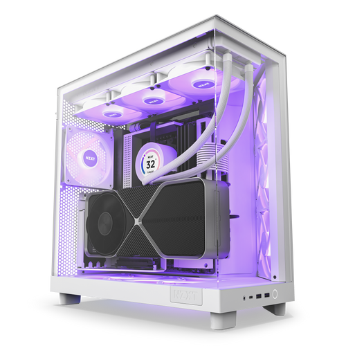 ホワイト ゲーミングPC NZXT ASCII.jp：NZXTの新ピラーケース採用、白で統一しCPUクーラーは