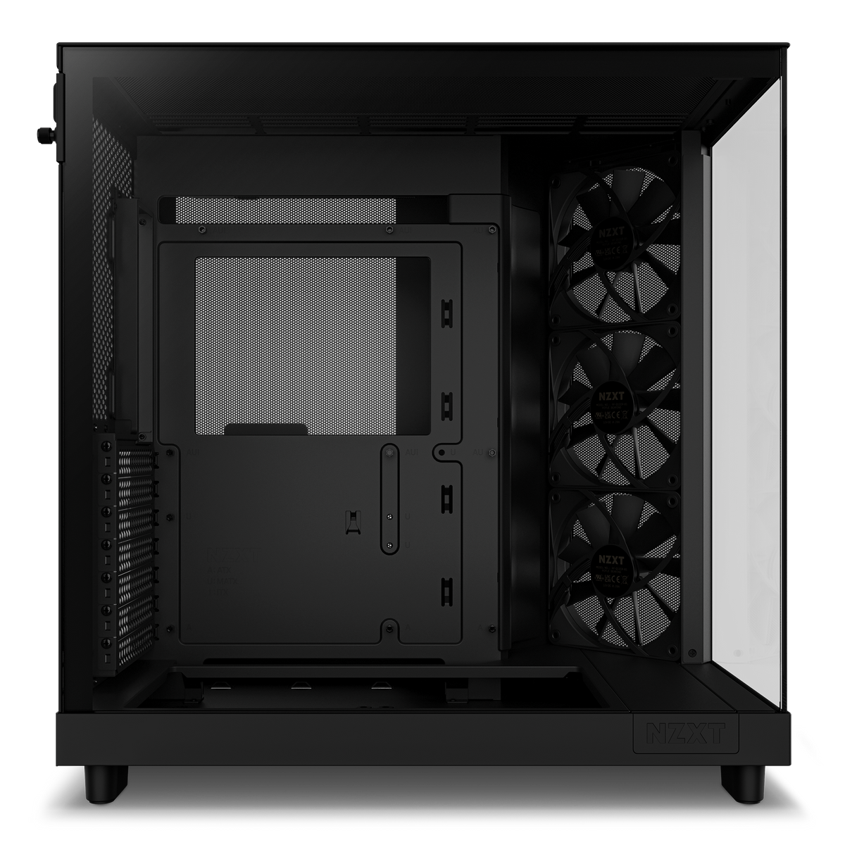 NZXT H6 Flow black, interior layout