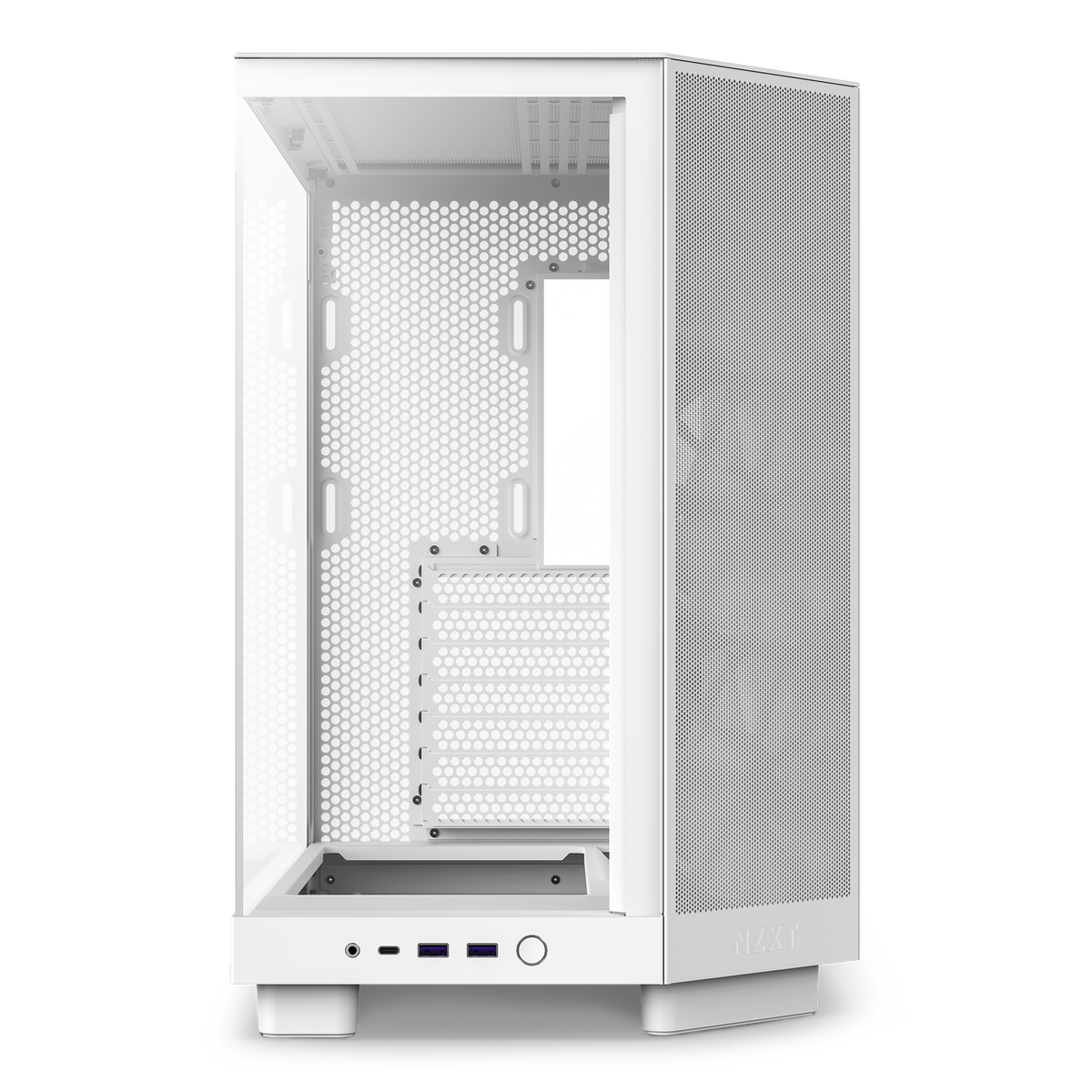 NZXT H6 Flow white, front view