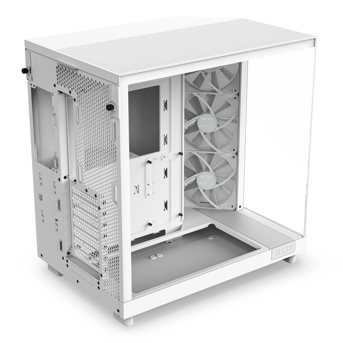 NZXT H6 Flow white, left side view
