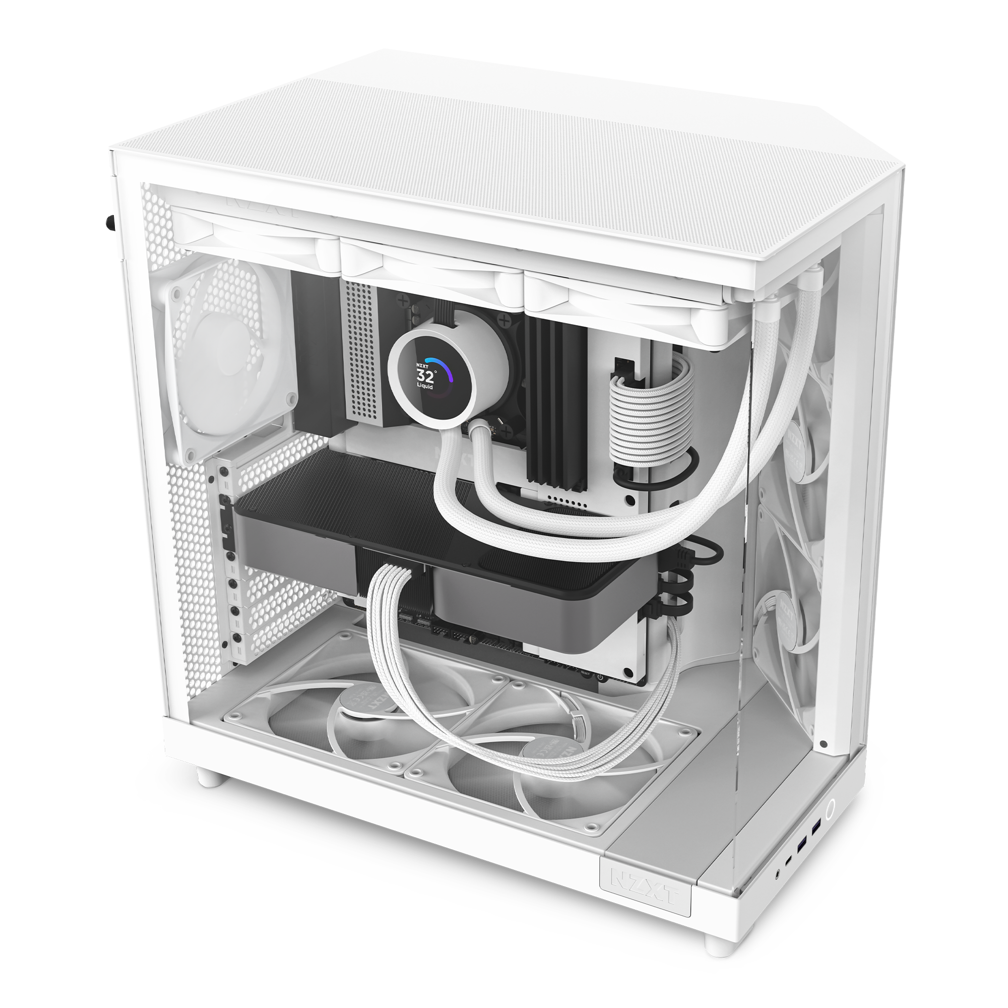 NZXT | H6 Flow | Compact Dual-Chamber Airflow Case