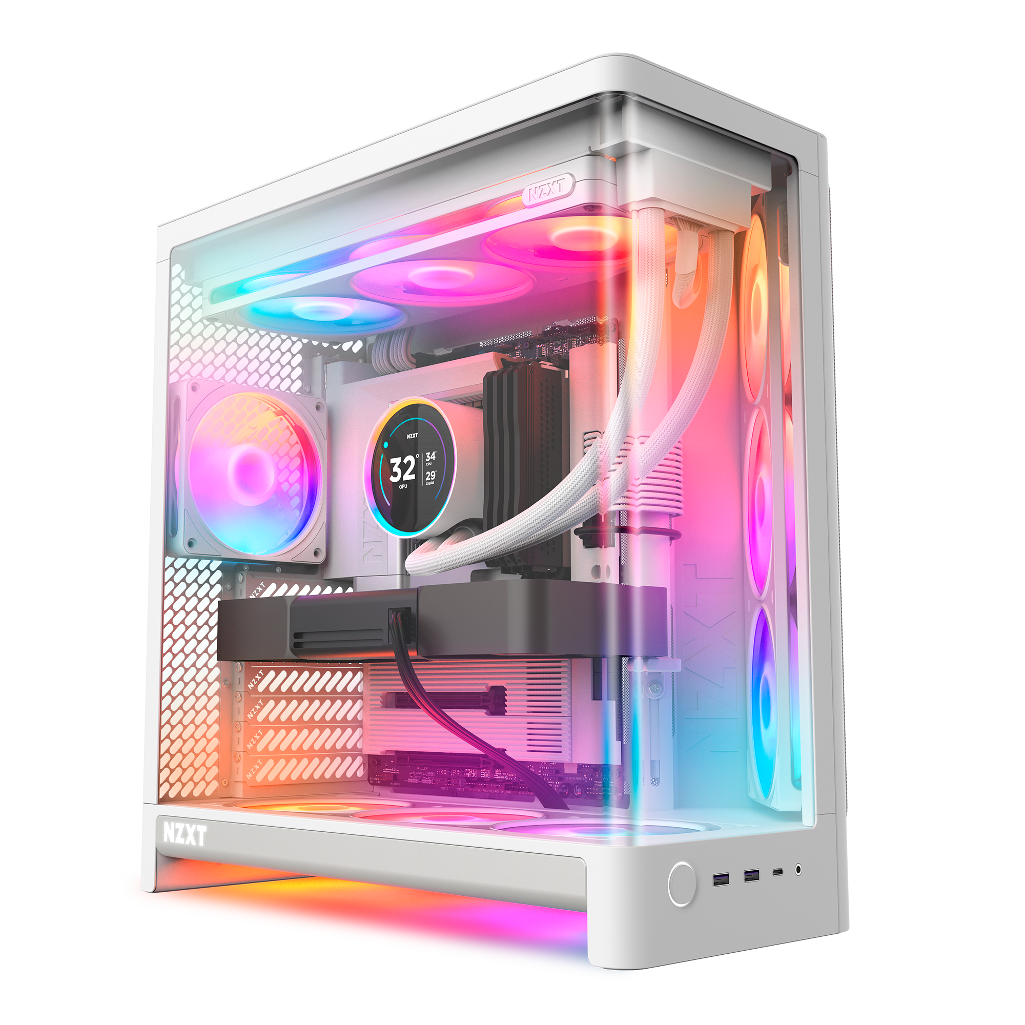NZXT | H6 RGB+ | Compact Dual-Chamber Case with RGB