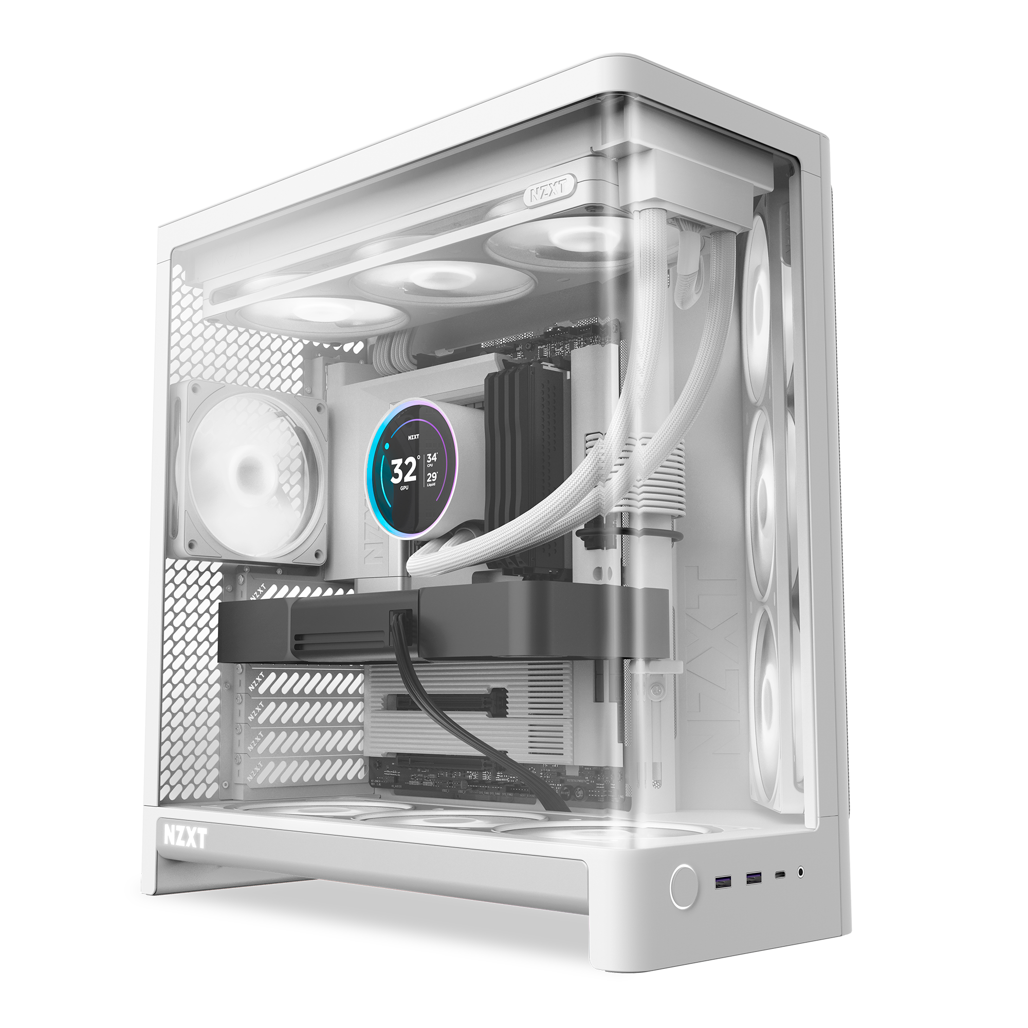 NZXT | H6 | コンパクトデュアルチャンバー エアフローケース