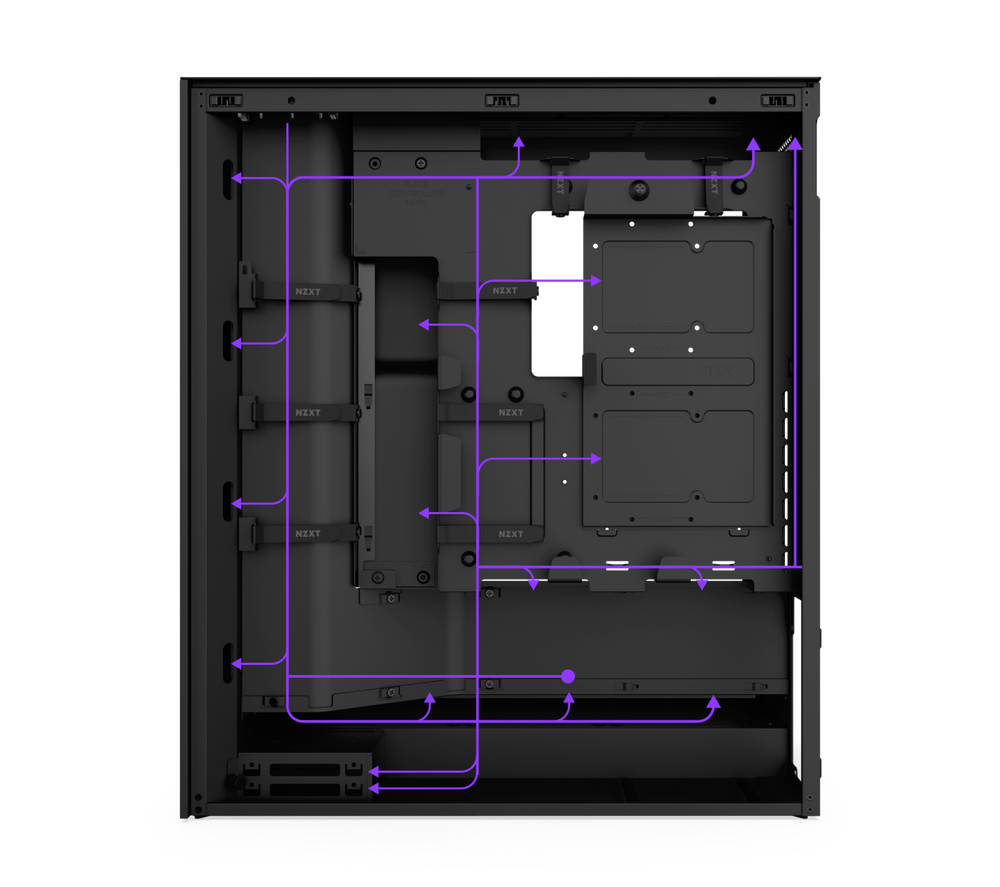 NZXT | H7 Flow RGB |Mid-Tower ATX Airflow Case with RGB Fans