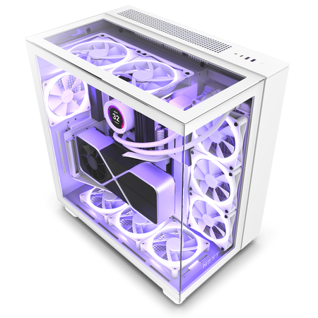 直送商品 Mid-Tower Dual-Chamber | (2023) Elite H9 Airflow NZXT | Case PCケース(自作PC用)
