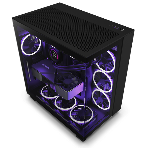 NZXT H9 Elite Flow RGB＋ NZXT | H9 Flow RGB | Dual-Chamber Mid-Tower ATX Case