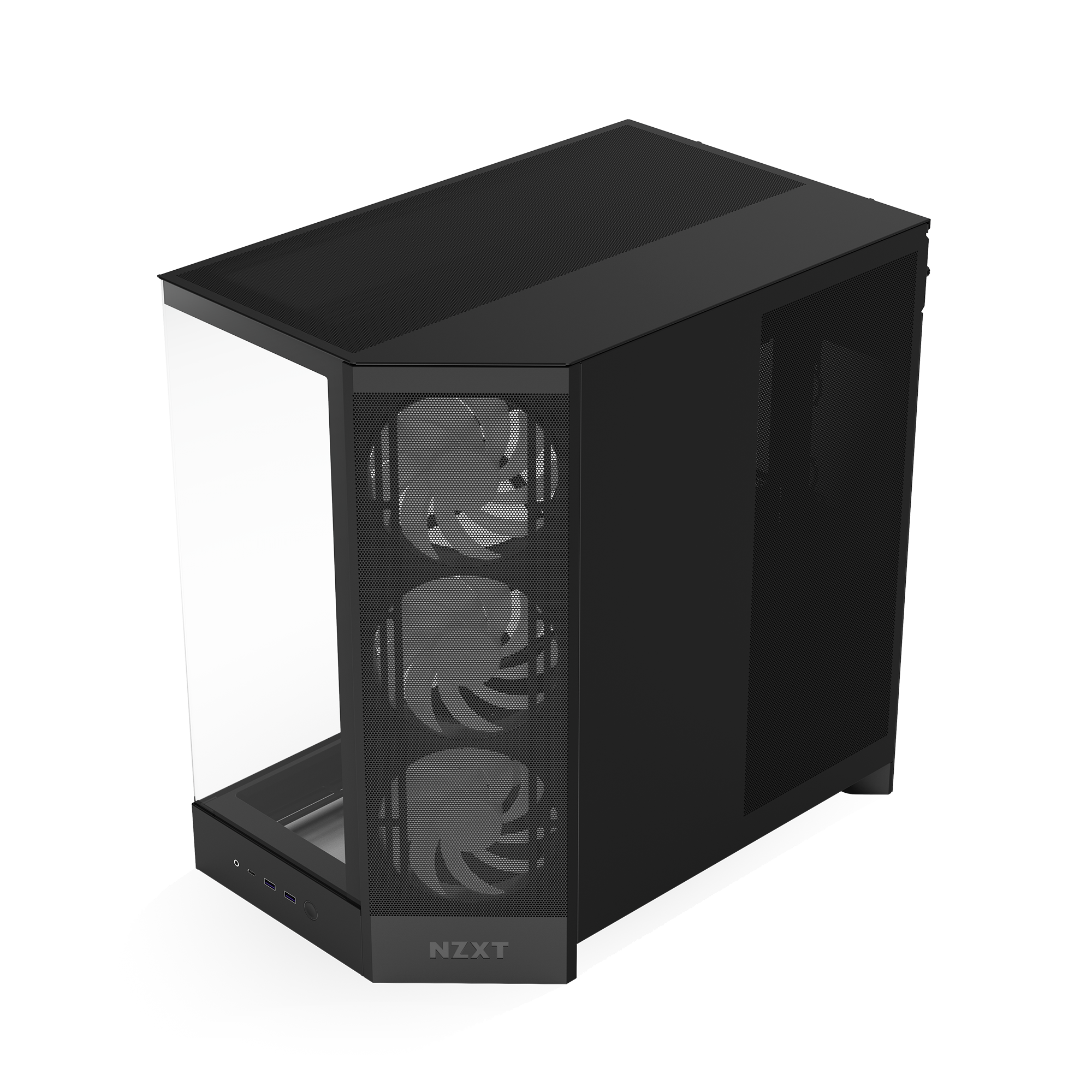 NZXT H9 Flow RGB Siyah Sağ Yan Görünüm