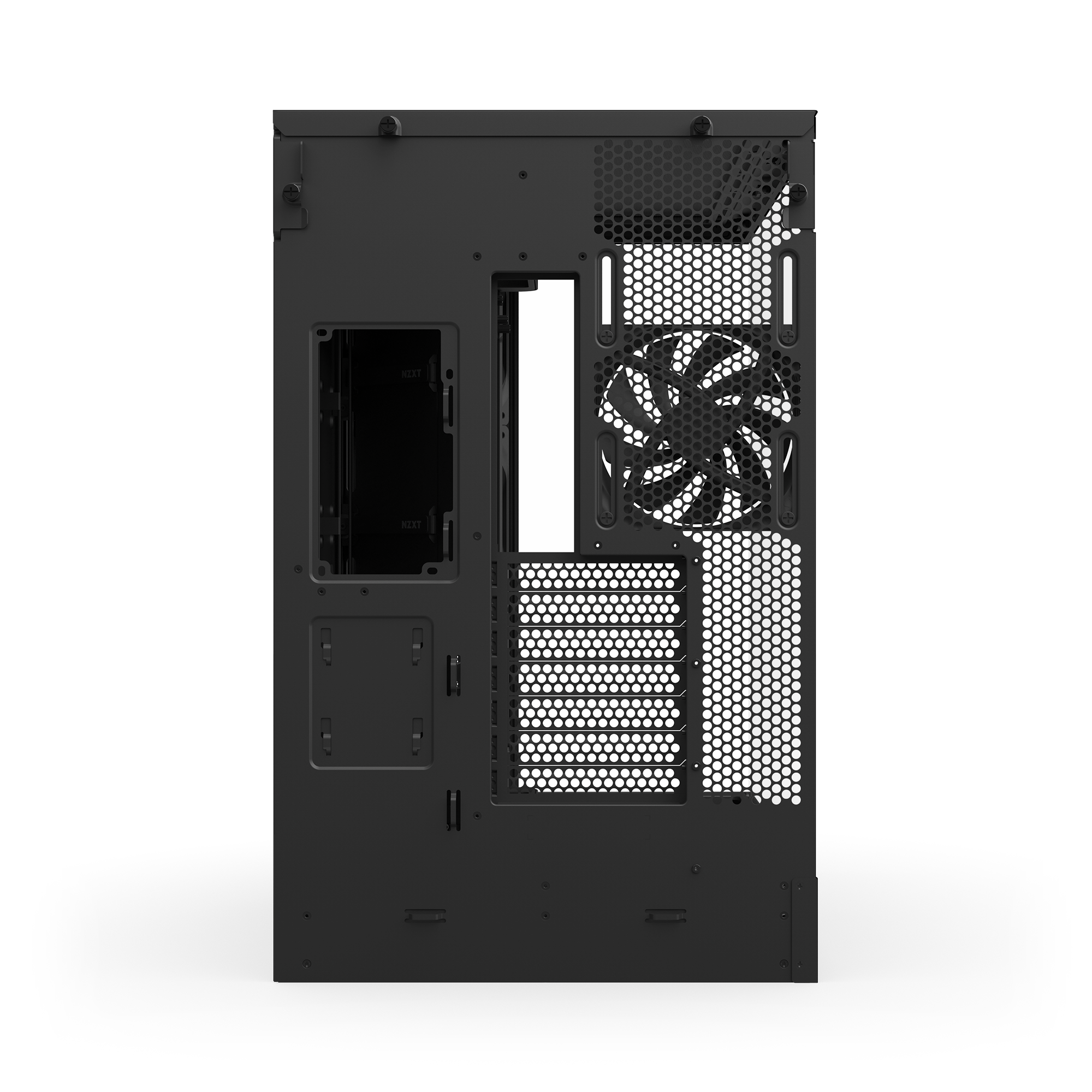 NZXT H9 Flow Siyah Arka Görünüm