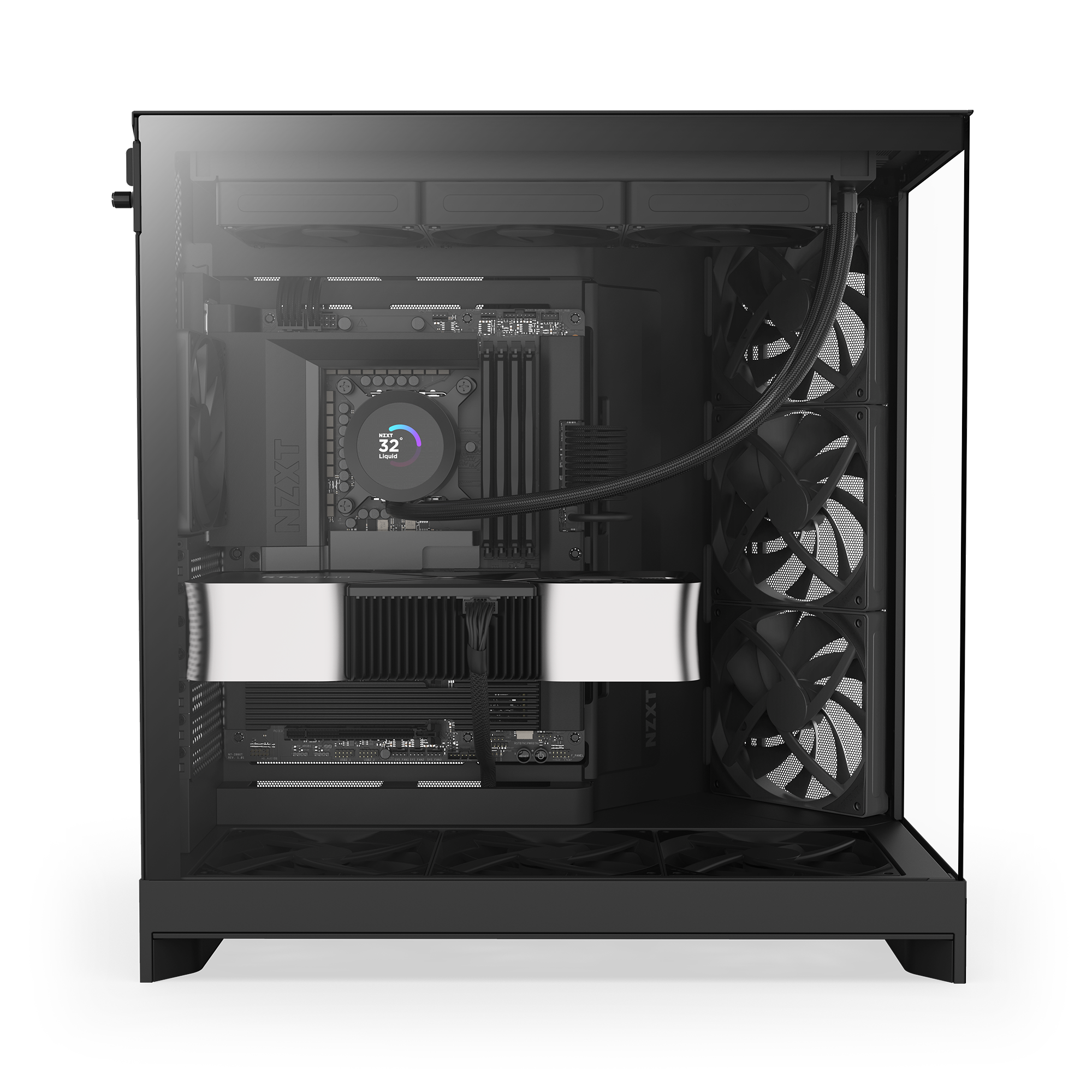 NZXT H9 Flow Siyah Ekran Kartı Yerleşimi